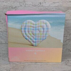 Stoney Clover Lane Target Inflatable Heart Pool Lake Float Raft